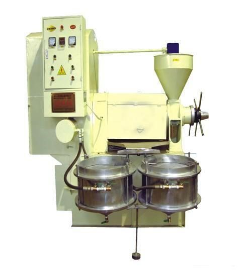 6YL-100型熱榨螺旋式榨油(圖1) 6YL-100型熱榨螺旋式榨油(圖1)